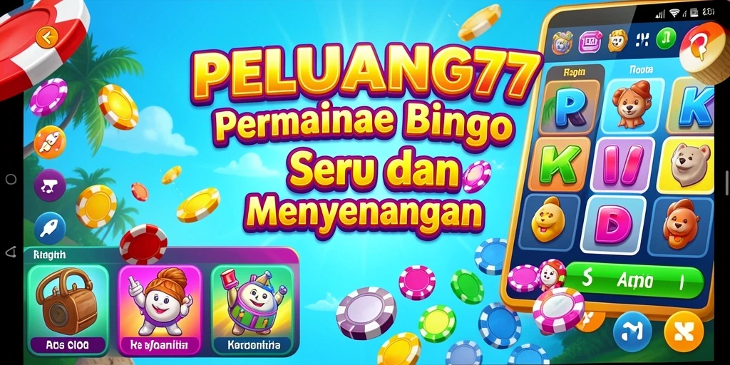 Screenshot PELUANG77 menampilkan permainan Bingo yang seru dan interaktif.