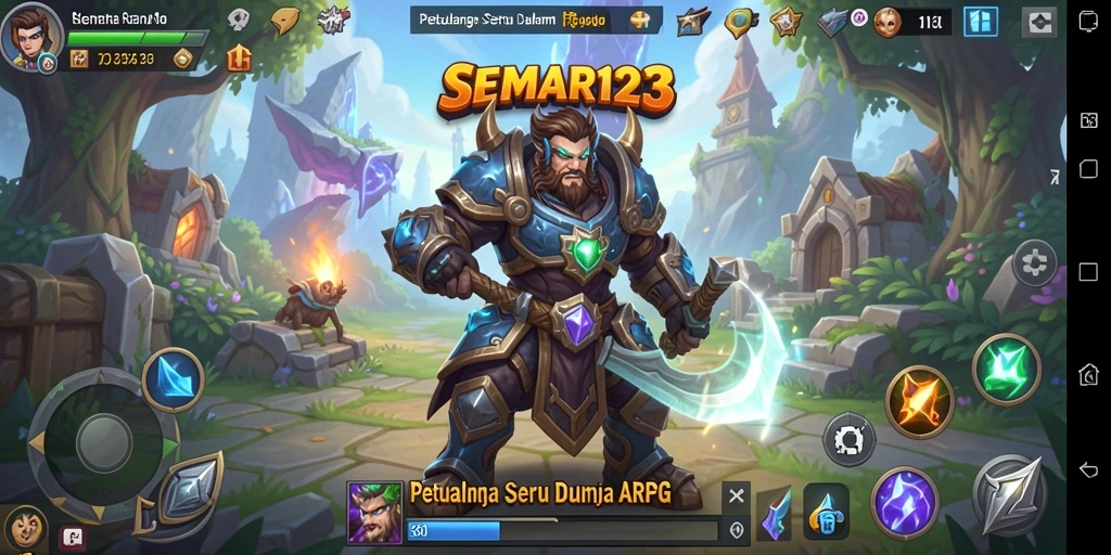 Tampilan gameplay SEMAR123 yang menegangkan dan memukau.